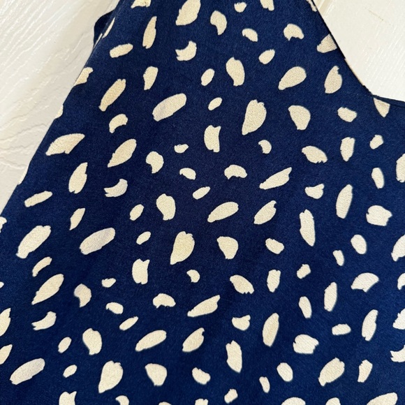 Reformation Crimini Dress Moray Print Blue Crimini Midi Slip Dress Size 6 - Picture 4 of 11